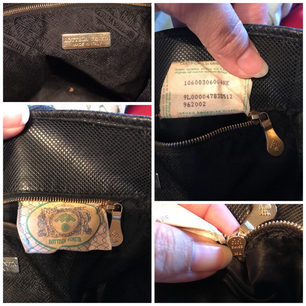 Vintage Bottega Veneta Black Bucket Shoulder Bag - Picture 9 of 9
